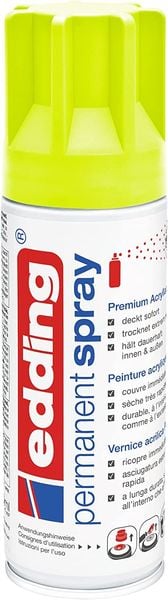 Produktbild: 5200 Permanent Spray, neongelb, 200ml Premium Acryllack