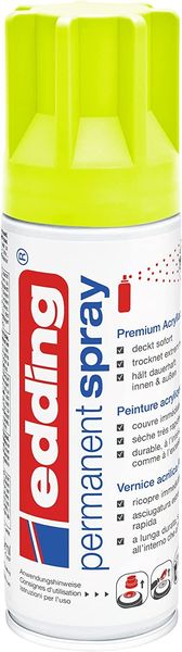 Produktbild: 5200 Permanent Spray, neongelb, 200ml Premium Acryllack
