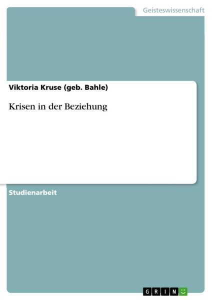 Produktbild: Krisen in der Beziehung