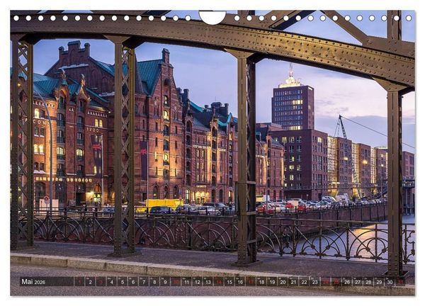 Produktbild: Die Speicherstadt (Wandkalender 2026 DIN A4 quer), CALVENDO Monatskalender