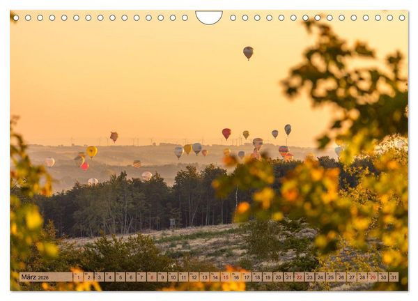 Produktbild: Montgolfiade der Ballone im Sauerland (Wandkalender 2026 DIN A4 quer), CALVENDO Monatskalender