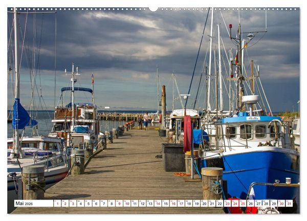Produktbild: Ostseeinsel Poel - K&uuml;stenimpressionen (hochwertiger Premium Wandkalender 2026 DIN A2 quer), Kunstdruck in Hochglanz