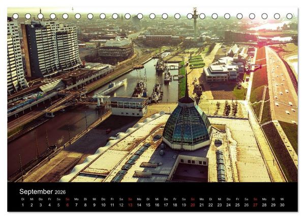 Produktbild: Bremerhaven - Blickpunkte (Tischkalender 2026 DIN A5 quer), CALVENDO Monatskalender