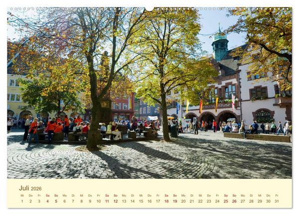 Produktbild: Freiburg Perle im Breisgau (Wandkalender 2026 DIN A2 quer), CALVENDO Monatskalender