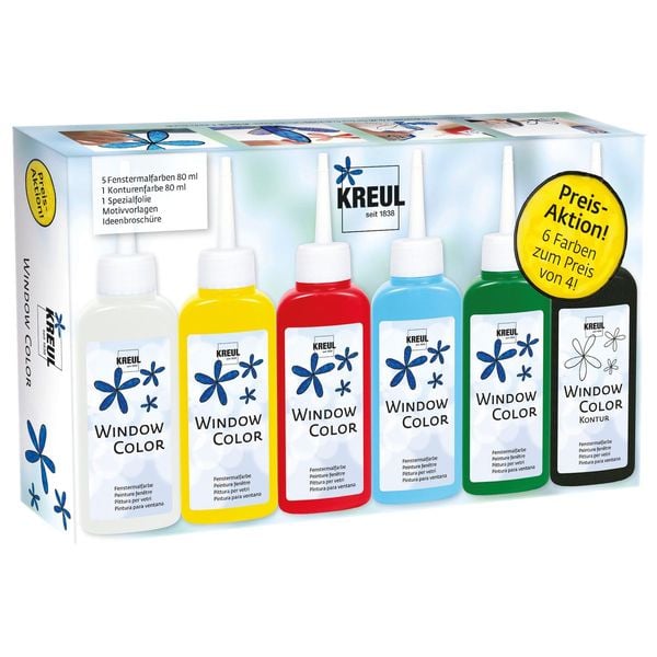 Kreul 42847 - Window Color Aktions-Set