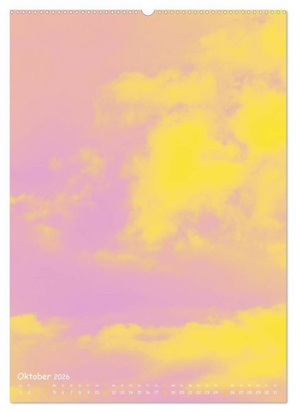 Produktbild: Aquarelle am Himmel (hochwertiger Premium Wandkalender 2026 DIN A2 hoch), Kunstdruck in Hochglanz