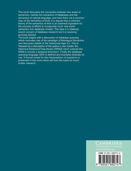 Produktbild: Formal Semantics and Pragmatics for Natural Language Querying