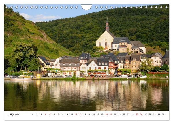 Produktbild: The Moselle valley - Along the Moselle river from Trier to Koblenz (Wall Calendar 2026 DIN A4 landscape), CALVENDO 12 Month Wall Calendar
