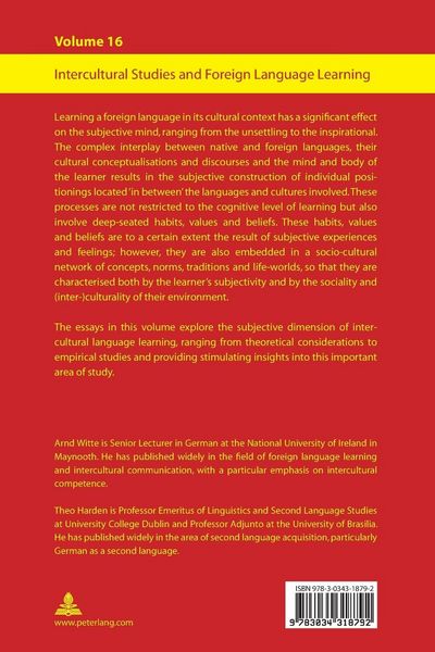 Produktbild: Foreign Language Learning as Intercultural Experience