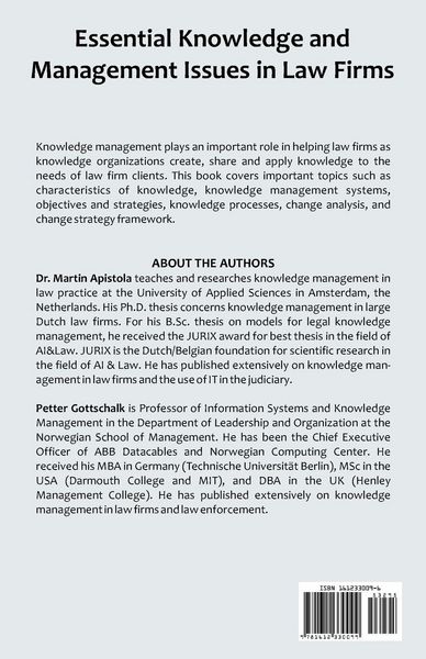 Produktbild: Essential Knowledge and Management Issues in Law Firms