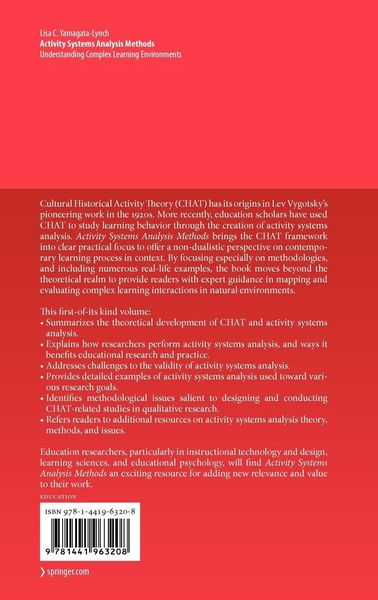 Produktbild: Activity Systems Analysis Methods