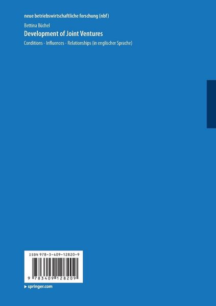 Produktbild: Development of Joint Ventures