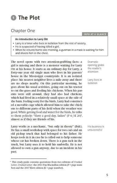 Produktbild: Lekt&uuml;rehilfen Tom Franklin 'Crooked Letter, Crooked Letter'