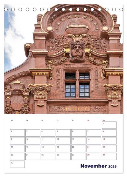 Produktbild: Heidelberg - Historische Altstadt (Tischkalender 2026 DIN A5 hoch), CALVENDO Monatskalender