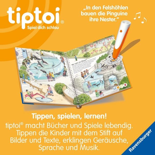 Produktbild: tiptoi&reg; Wieso? Weshalb? Warum? - Tiere im Zoo