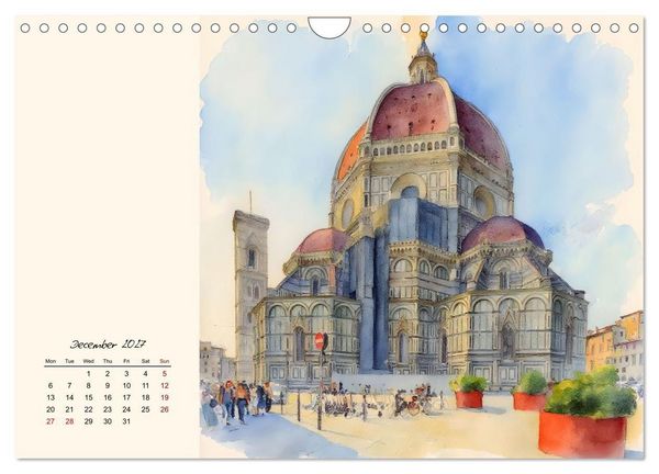 Produktbild: Round trip through Tuscany (Wall Calendar 2027 DIN A4 landscape), CALVENDO 12 Month Wall Calendar
