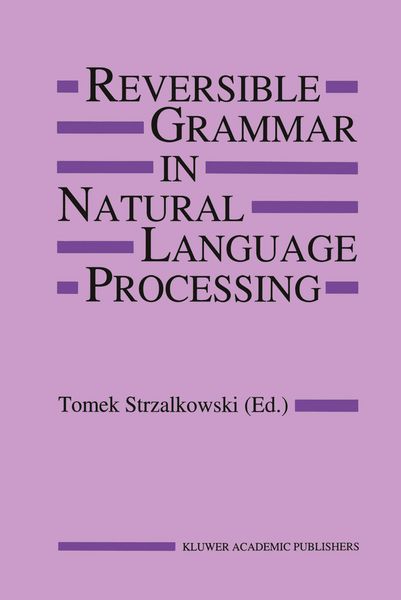 Produktbild: Reversible Grammar in Natural Language Processing