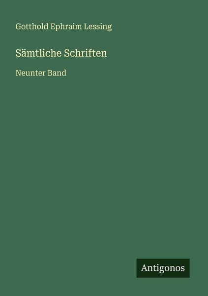 Produktbild: S&auml;mtliche Schriften