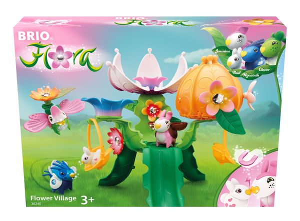 Produktbild: BRIO Flora - 36240 Starter-Set Blumendorf | Spielset f&uuml;r endlosen fantasievollen Spielspa&szlig; f&uuml;r M&auml;dchen und Jungen ab 3 Jahren - wundersch&ouml;nes Geschenk