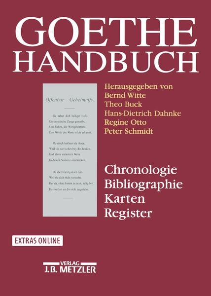 Produktbild: Goethe-Handbuch