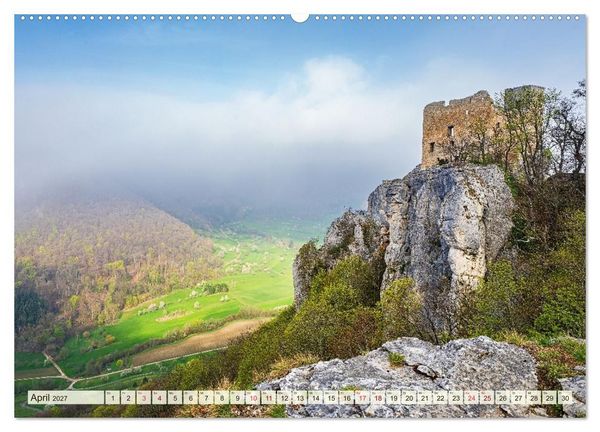 Produktbild: Traumkulisse Schw&auml;bische Alb (Wandkalender 2027 DIN A2 quer), CALVENDO Monatskalender
