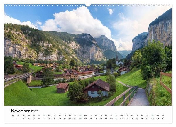 Produktbild: Faszination Berner Oberland - Wanderlust und Gipfelblick (Wandkalender 2027 DIN A2 quer), CALVENDO Monatskalender