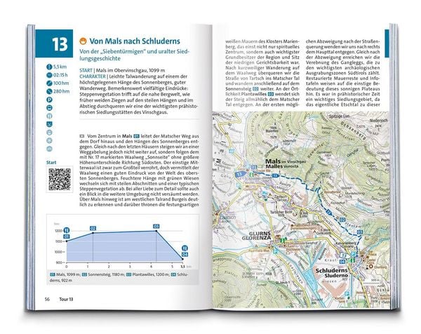 Produktbild: KOMPASS Wanderf&uuml;hrer Ortlergruppe und Vinschgau, 60 Touren mit Extra-Tourenkarte