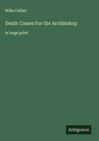 Produktbild: Death Comes For the Archbishop