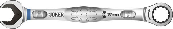 Wera 05073279001 Joker Knarren-Ring-Maulschlüssel Schlüsselweite (Metrisch) 19mm