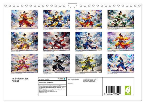 Produktbild: Im Schatten des Katana (Wandkalender 2027 DIN A4 quer), CALVENDO Monatskalender