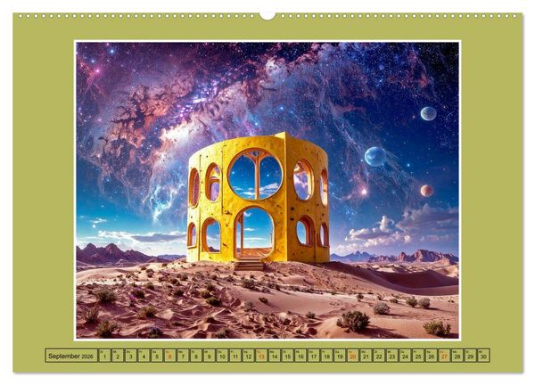 Produktbild: Surrealistische Visionen (Wandkalender 2026 DIN A2 quer), CALVENDO Monatskalender