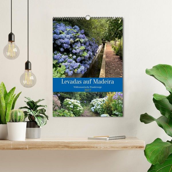 Produktbild: Levadas auf Madeira. Wildromantische Wanderwege (Wandkalender 2027 DIN A3 hoch), CALVENDO Monatskalender