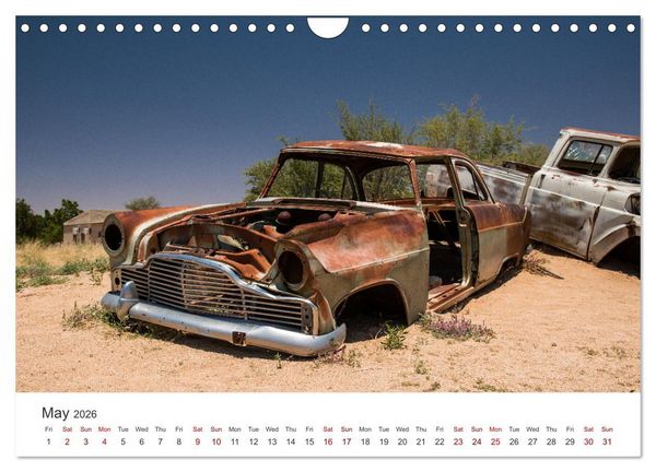 Produktbild: Old cars in Solitaire Namibia (Wall Calendar 2026 DIN A4 landscape), CALVENDO 12 Month Wall Calendar