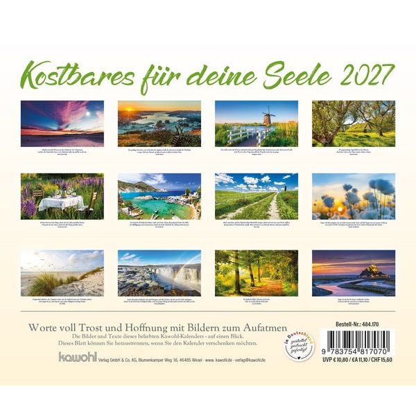 Produktbild: Kostbares f&uuml;r deine Seele 2027