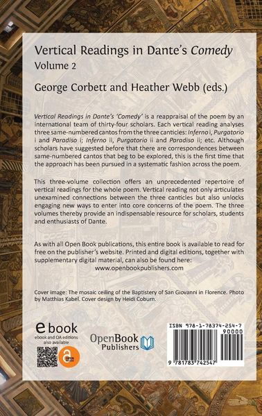 Produktbild: Vertical Readings in Dante's Comedy