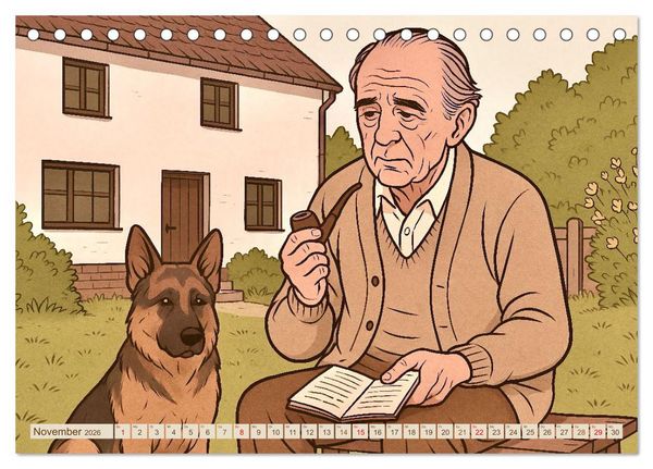 Produktbild: Heinrich B&ouml;ll (Tischkalender 2026 DIN A5 quer), CALVENDO Monatskalender