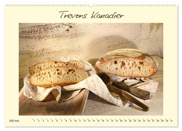 Produktbild: Mein liebstes Brot (hochwertiger Premium Wandkalender 2026 DIN A2 quer), Kunstdruck in Hochglanz