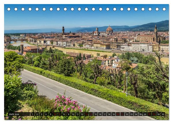 Produktbild: Impressionen aus FLORENZ (Tischkalender 2026 DIN A5 quer), CALVENDO Monatskalender