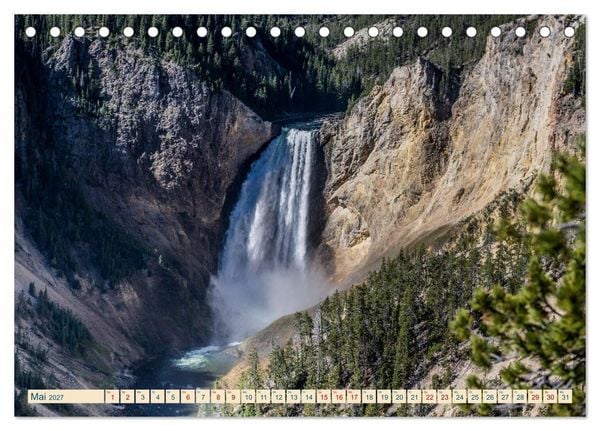 Produktbild: Wyoming, South Dakota Colorado (Tischkalender 2027 DIN A5 quer), CALVENDO Monatskalender