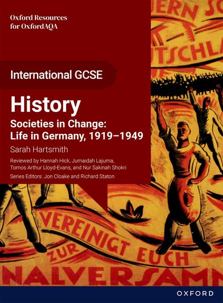 Produktbild: OxfordAQA International GCSE History (9245): Societies in Change: Life in Germany, 1919-1949 Student Book