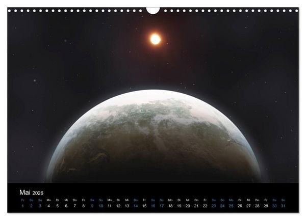 Produktbild: Weit entfernte unbekannte Welten (Wandkalender 2026 DIN A3 quer), CALVENDO Monatskalender