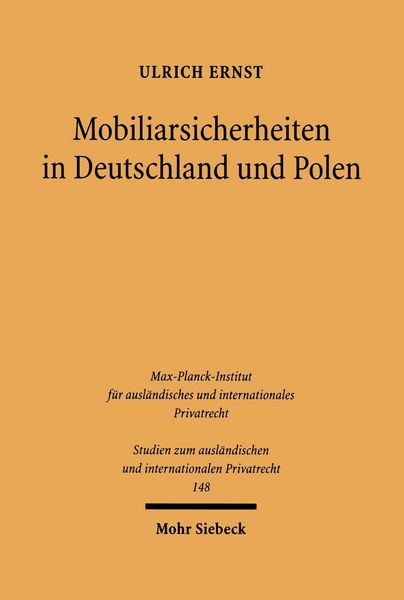 Produktbild: Mobiliarsicherheiten in Deutschland und Polen