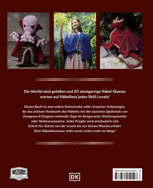 Produktbild: Das offizielle Dungeons & Dragons H&auml;kelbuch