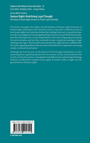 Produktbild: Human Rights Redefining Legal Thought