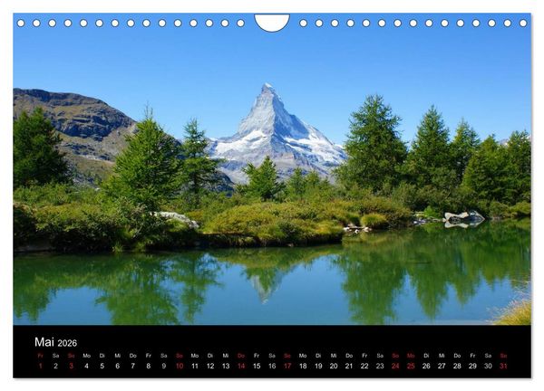 Produktbild: Faszination Matterhorn (Wandkalender 2026 DIN A4 quer), CALVENDO Monatskalender