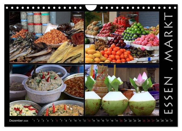 Produktbild: Kambodscha - Highlights aus Asien 2026 (Wandkalender 2026 DIN A4 quer), CALVENDO Monatskalender