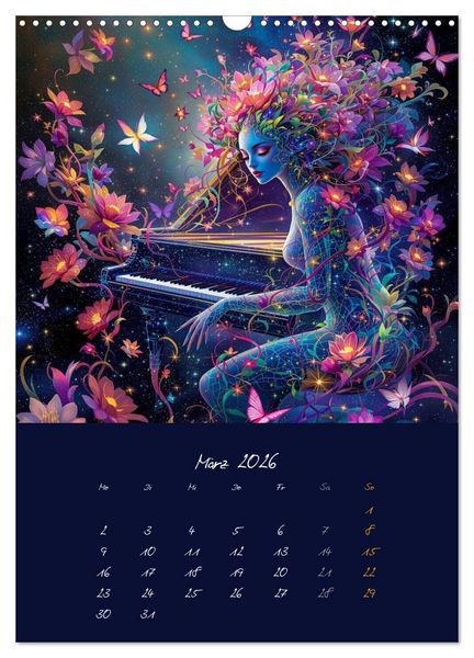 Produktbild: Ikebana des Lichts (Wandkalender 2026 DIN A3 hoch), CALVENDO Monatskalender