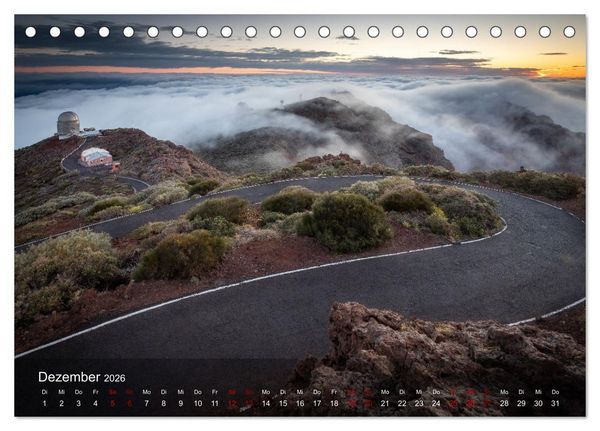 Produktbild: La Palma - La Isla Bonita (Tischkalender 2026 DIN A5 quer), CALVENDO Monatskalender