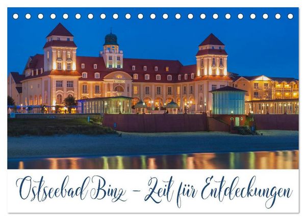 Produktbild: Ostseebad Binz &ndash; Zeit f&uuml;r Erholung (Tischkalender 2026 DIN A5 quer), CALVENDO Monatskalender