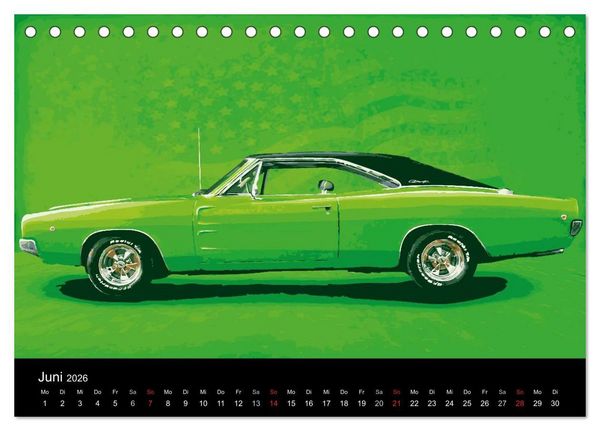 Produktbild: DIE GLORREICHEN ZW&Ouml;LF (Tischkalender 2026 DIN A5 quer), CALVENDO Monatskalender